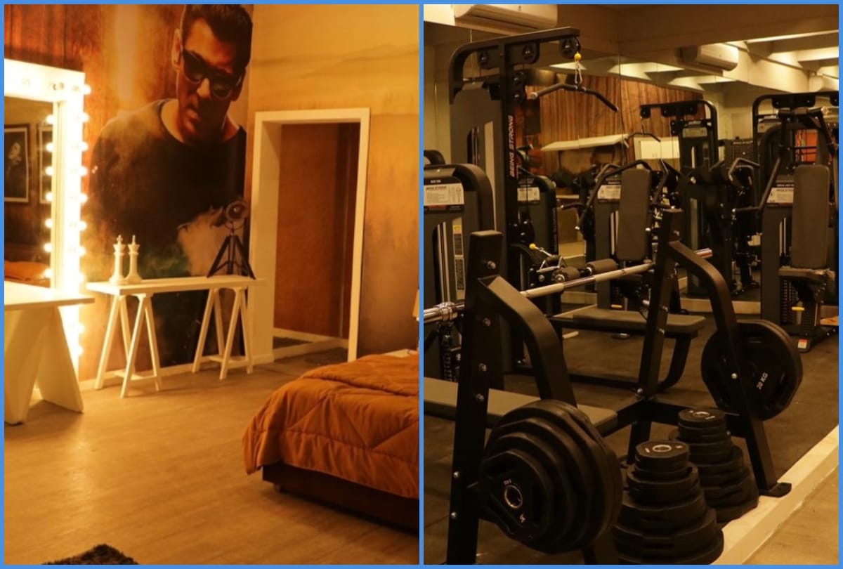 Bigg Boss 14 Salman Khan luxurious room complete with gym bedroom and courtyard