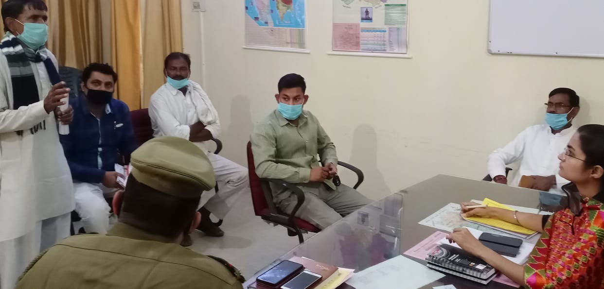 MLA and Ramlila committee people face to face