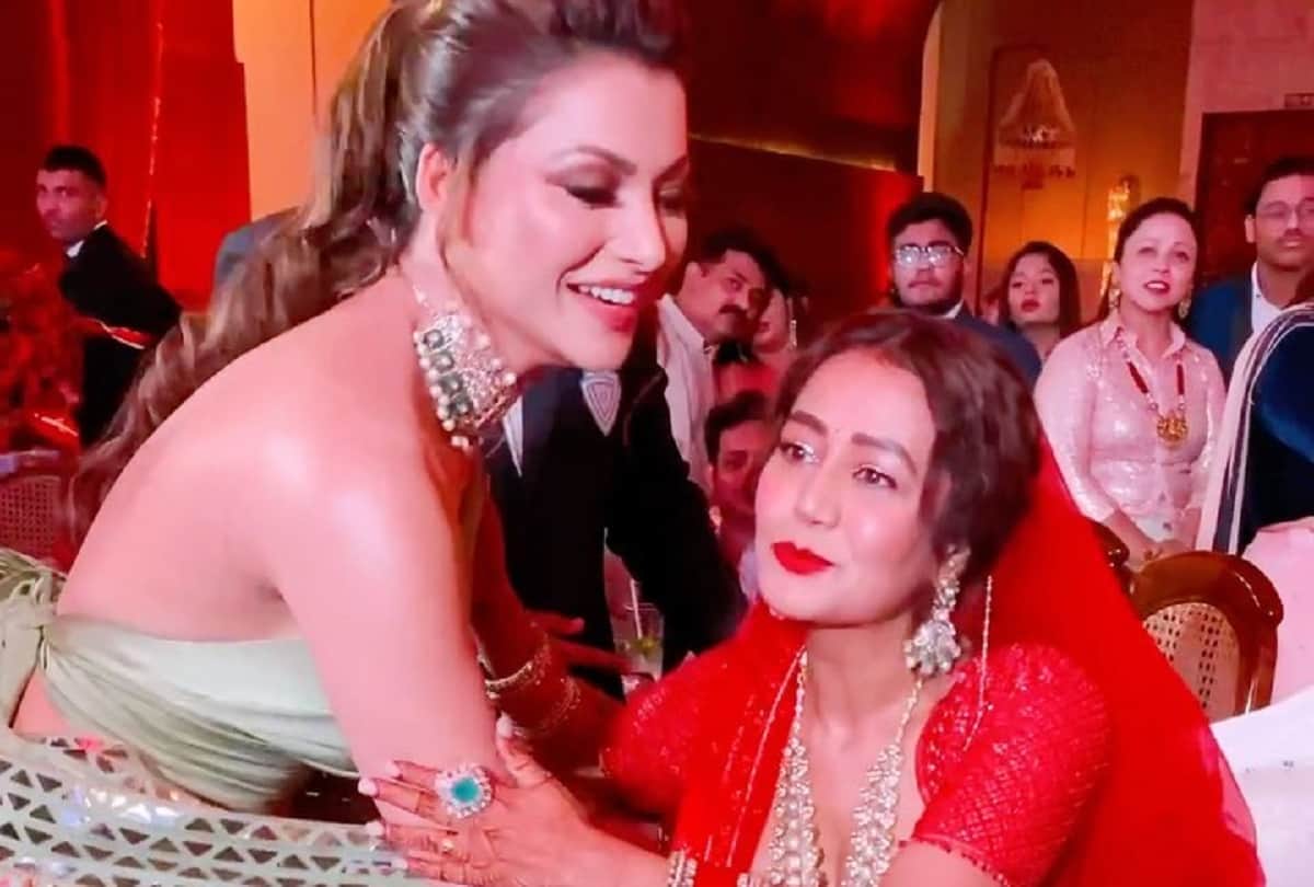 Urvashi Rautela danced in Neha Kakkar and Rohanpreet Singh wedding with Tony Kakkar