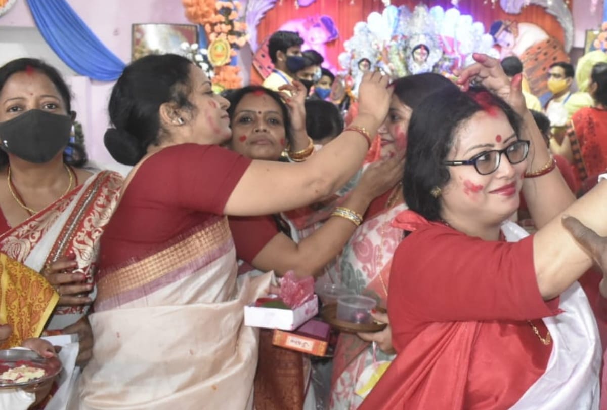 Maa durga visarjan rituals 2020 in Gorakhpur   latest image