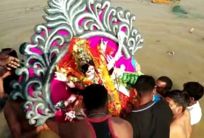 मां दुर्गा विसर्जन।(फाइल फोटो)