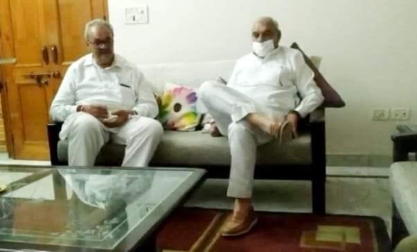 Former Chief Minister Bhupinder Singh Hooda met former MLA Parmendra Singh Dhul