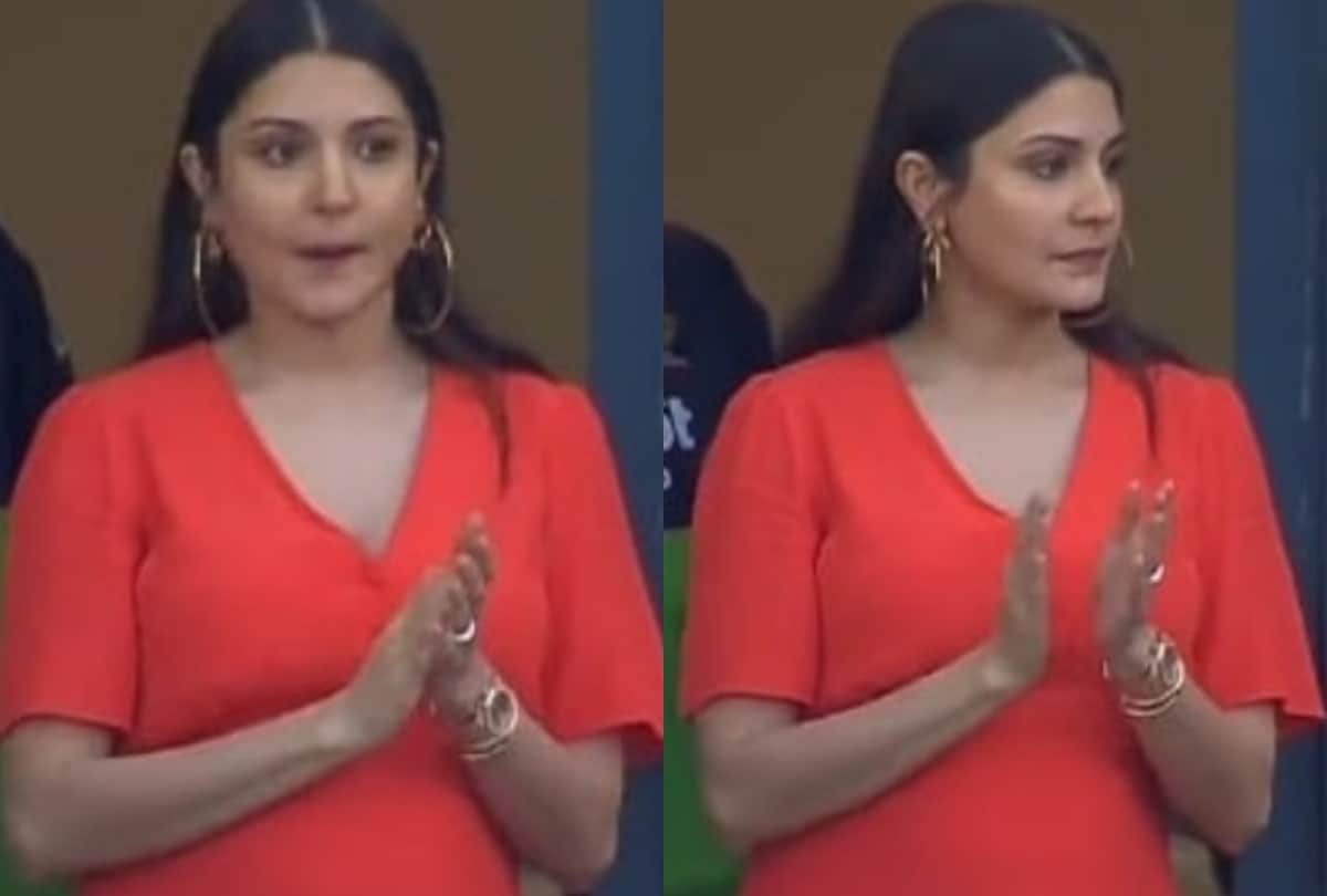 Anushka sharma cheers to virat kohli and flaunts baby bump