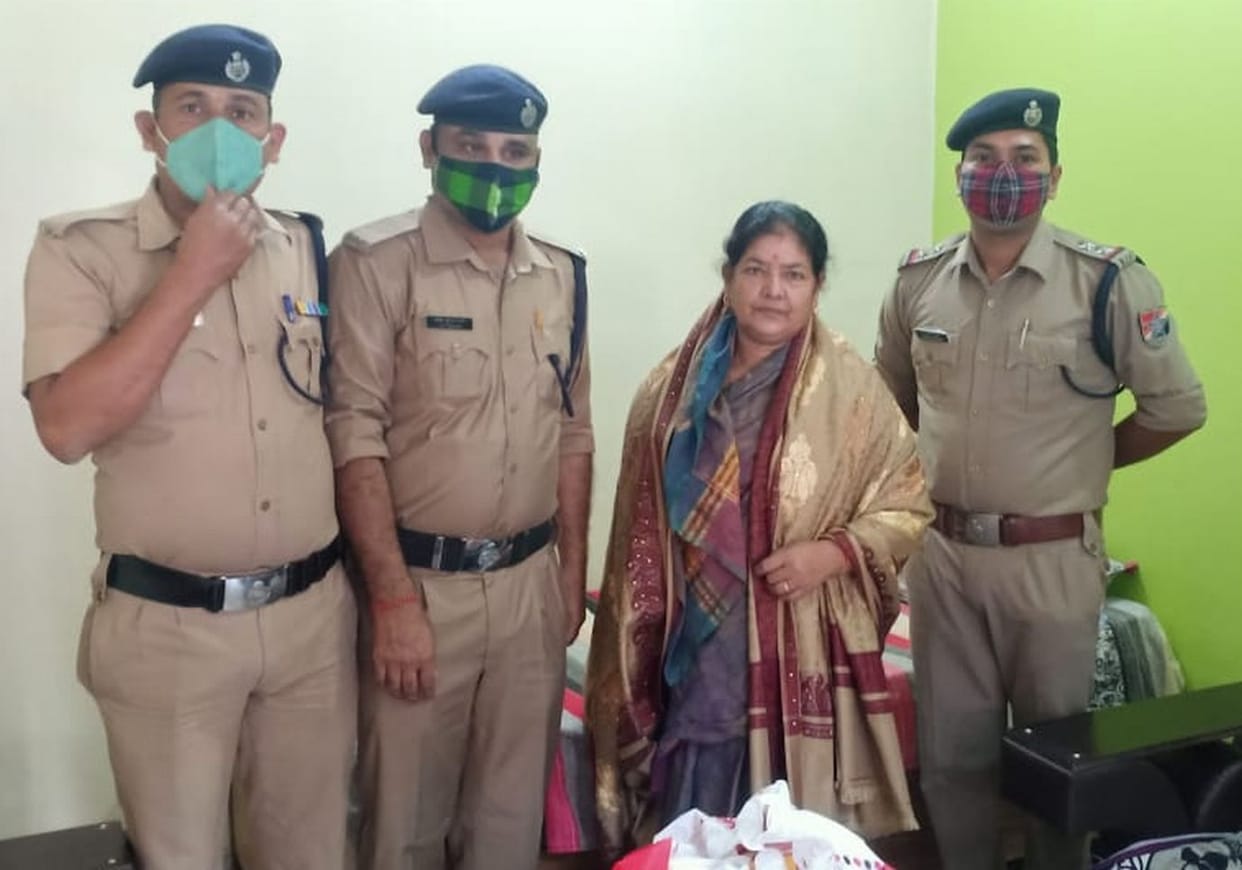 RPF honored Kargil martyr Padmaram's wife