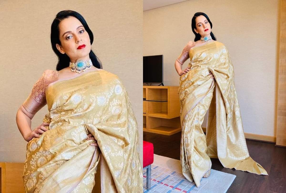 kangana ranaut priyanka chopra to anushka sharma looks ethereal in banarasi saree perfect for karwa chauth 2020