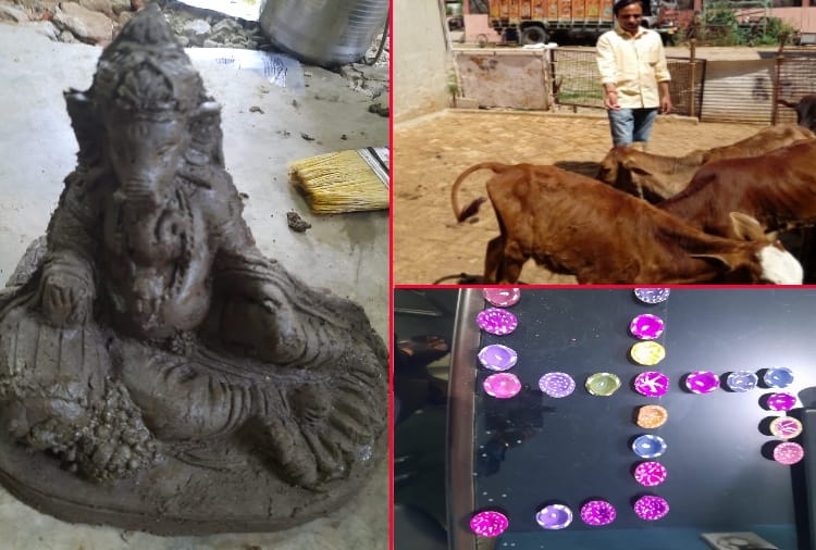 Gauri Shankar Seva dal will Distribute lamps made with cow dung on Diwali