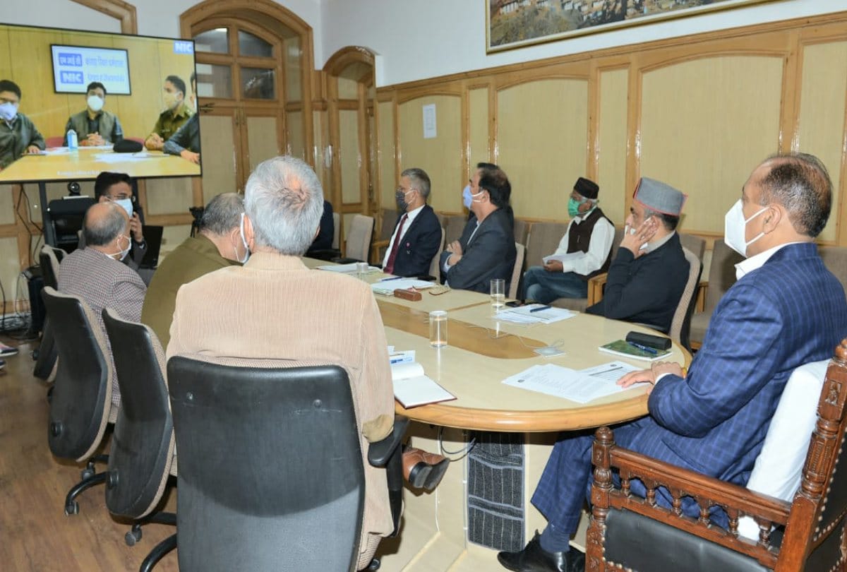 CM jairam came to the secretariat after recovering from coronavirus , meeting with officials