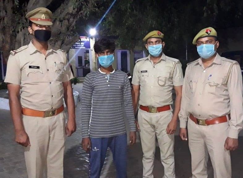 Hathras: The miscreant police arrested the escaped miscreant from the jail within six hours