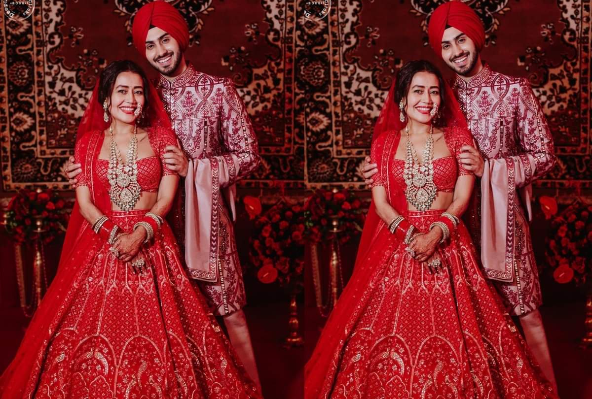 neha kakkar engagement look like by fans rather than copied wedding look