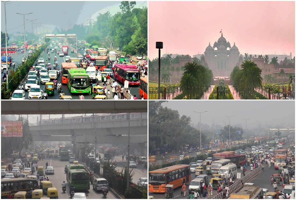 Delhi NCR Air Pollution Level News: On Monday the air in Delhi-NCR improved slightly here are the 5 most polluted cities in the country
