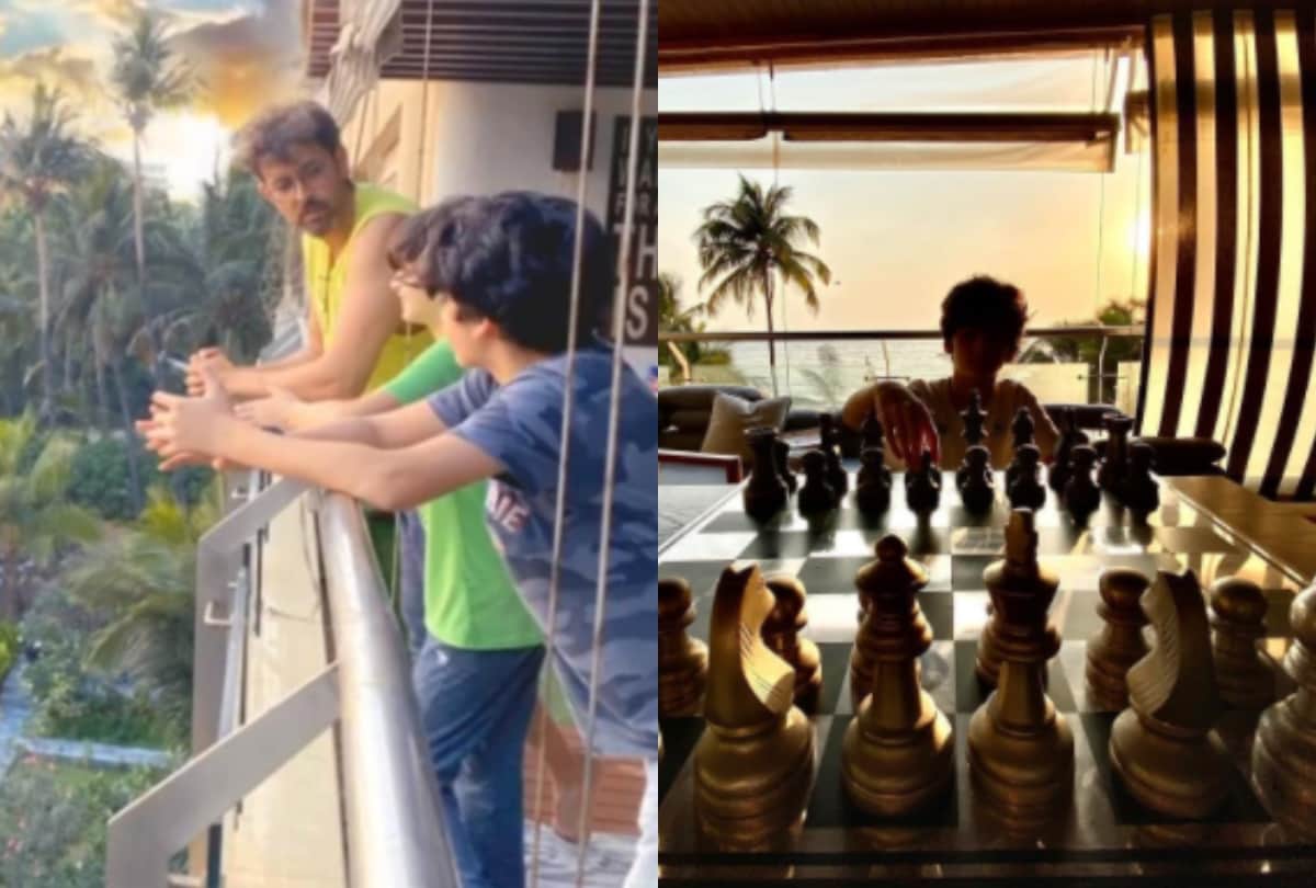 Hrithik Roshan lavish sea facing apartment Inside photos