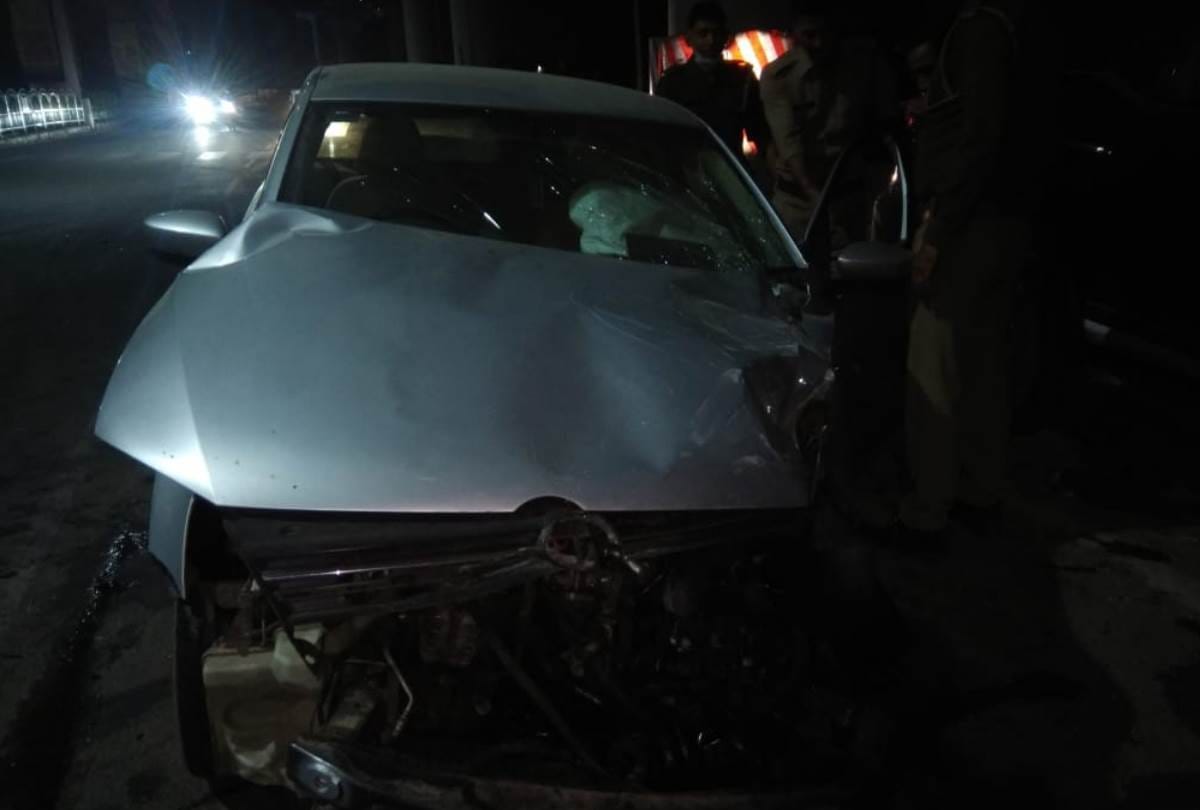 seven people injured in an accident in lucknow