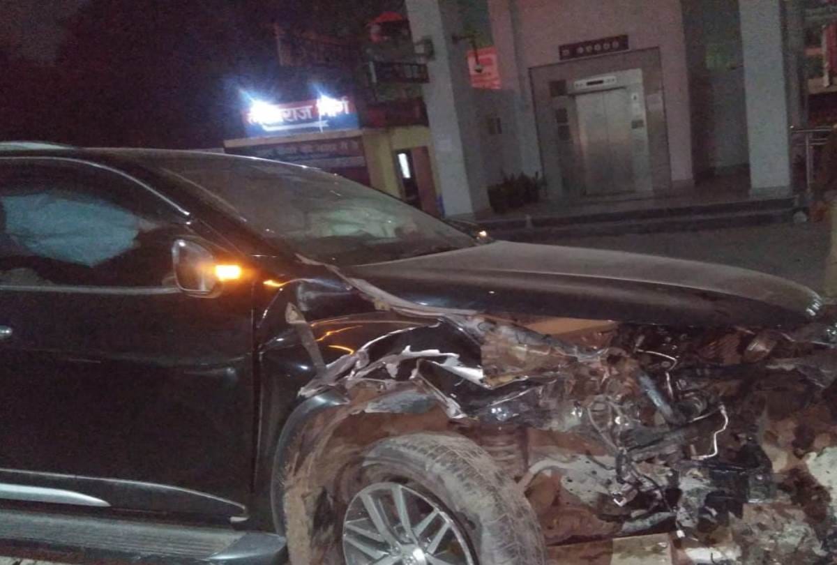 seven people injured in an accident in lucknow