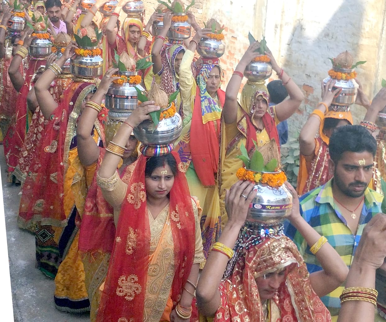 Kalash Yatra before Shrimad Bhagwat Katha