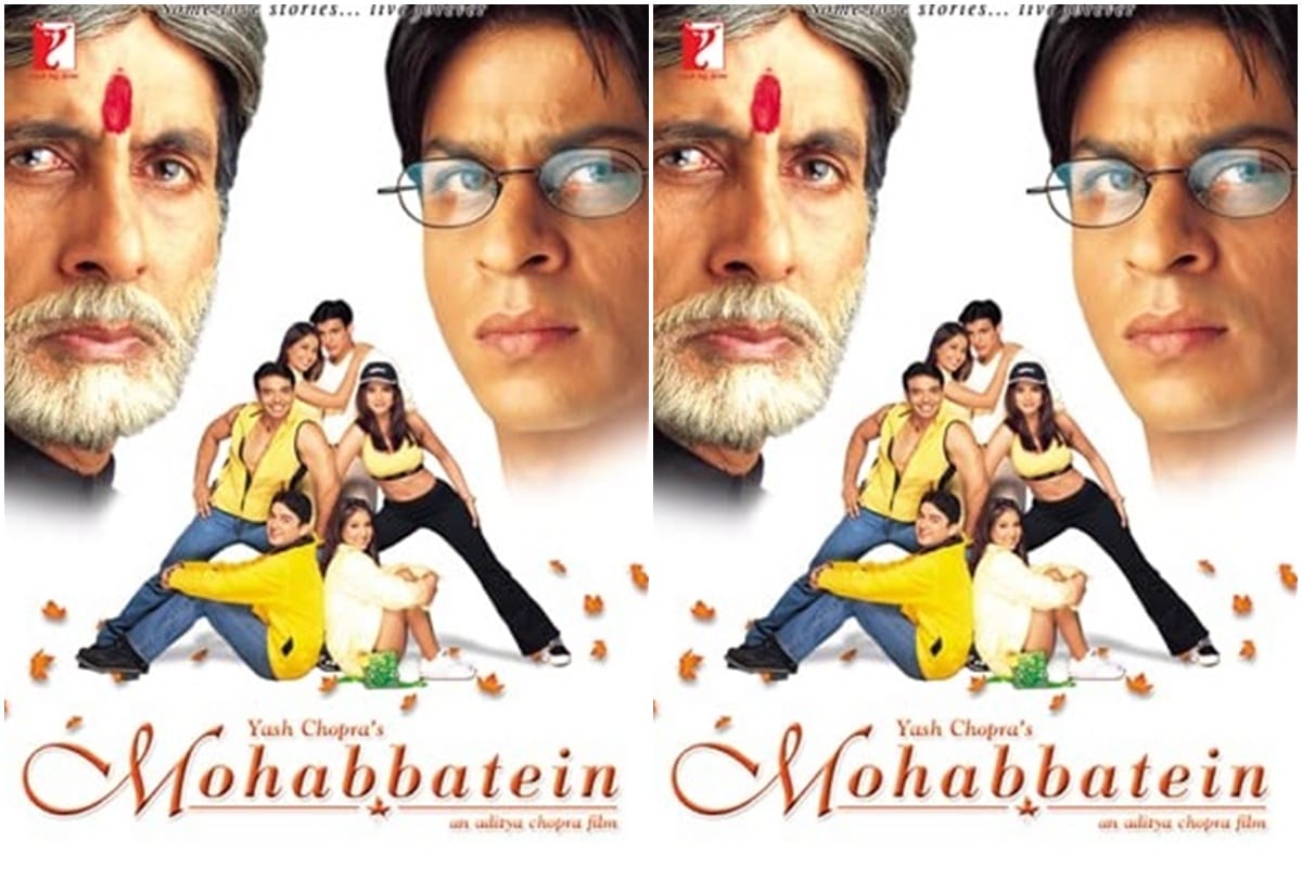 Mohabbatein this day that year by pankaj shukla 27 October 2000 bioscope shahrukh aishwarya amitabh