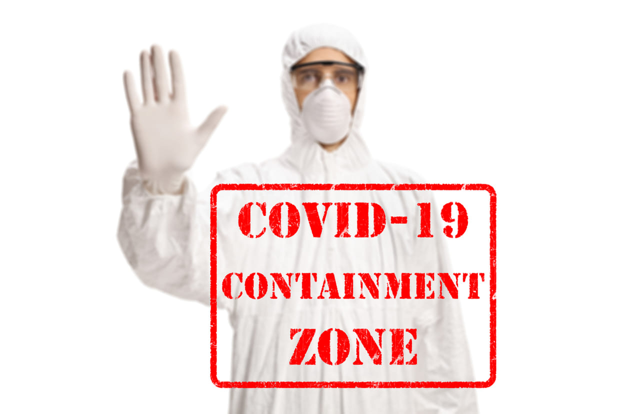 Rules of Containment Zone change 25 meters in case of one case and 50 meters radius in case of more cases will be restricted area