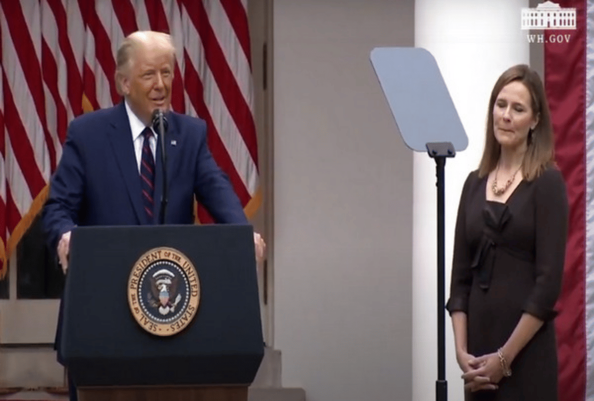 Senate confirms US President Donald Trump nominee Amy Coney Barrett to the US Supreme Court