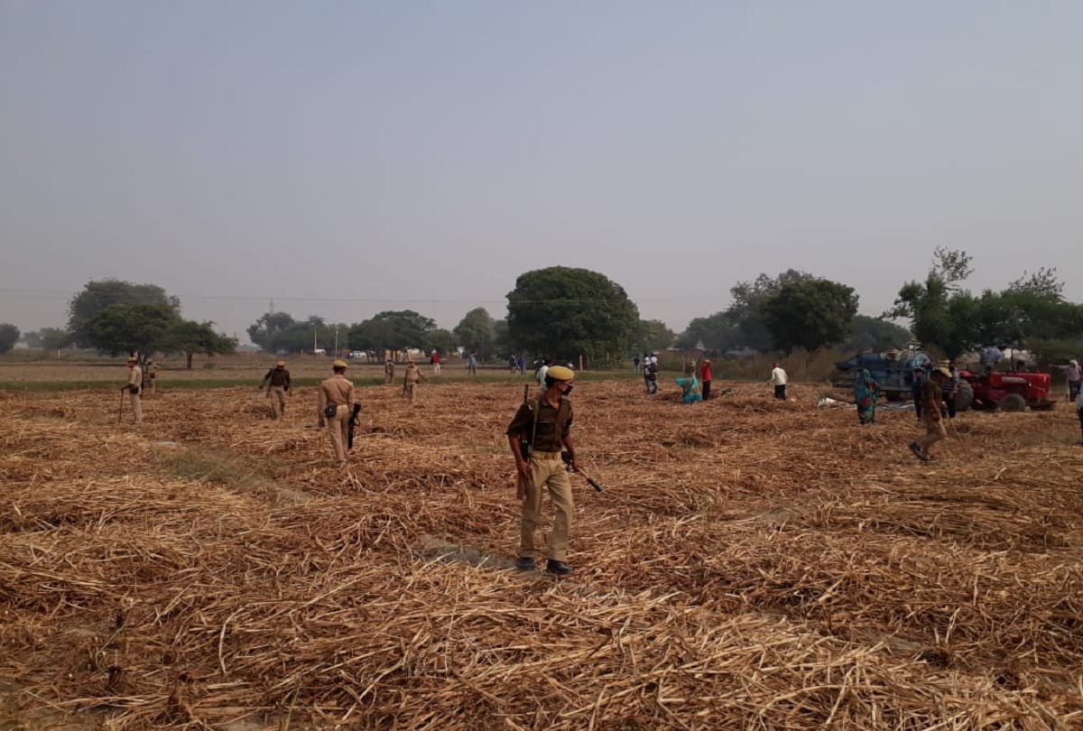 Hathras gang Rape Case family of victim started work on farm