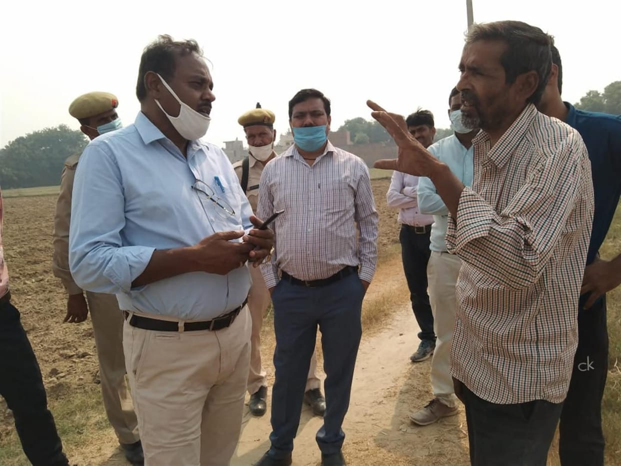 Hathras: Paving way for railway bridge construction in Mehrara