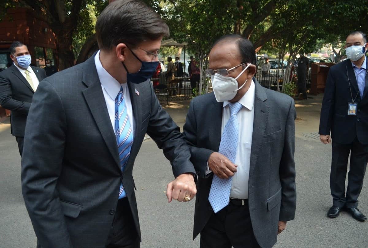 NSA Ajit Doval Had Meeting With US Secretary of State Mike Pompeo and US Secretary of Defense Mark Esper At South Block