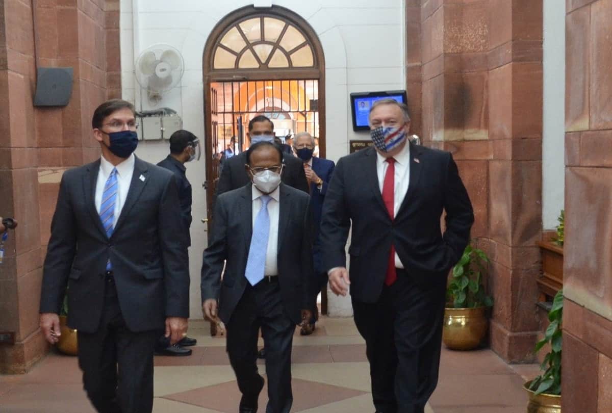 NSA Ajit Doval Had Meeting With US Secretary of State Mike Pompeo and US Secretary of Defense Mark Esper At South Block