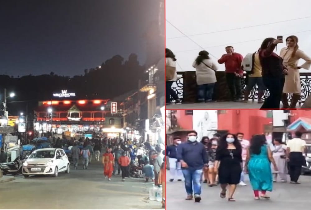 Unlock-5 in uttarakhand Latest News Today: Tourist Heavy Rush in Mussoorie during festive season on october