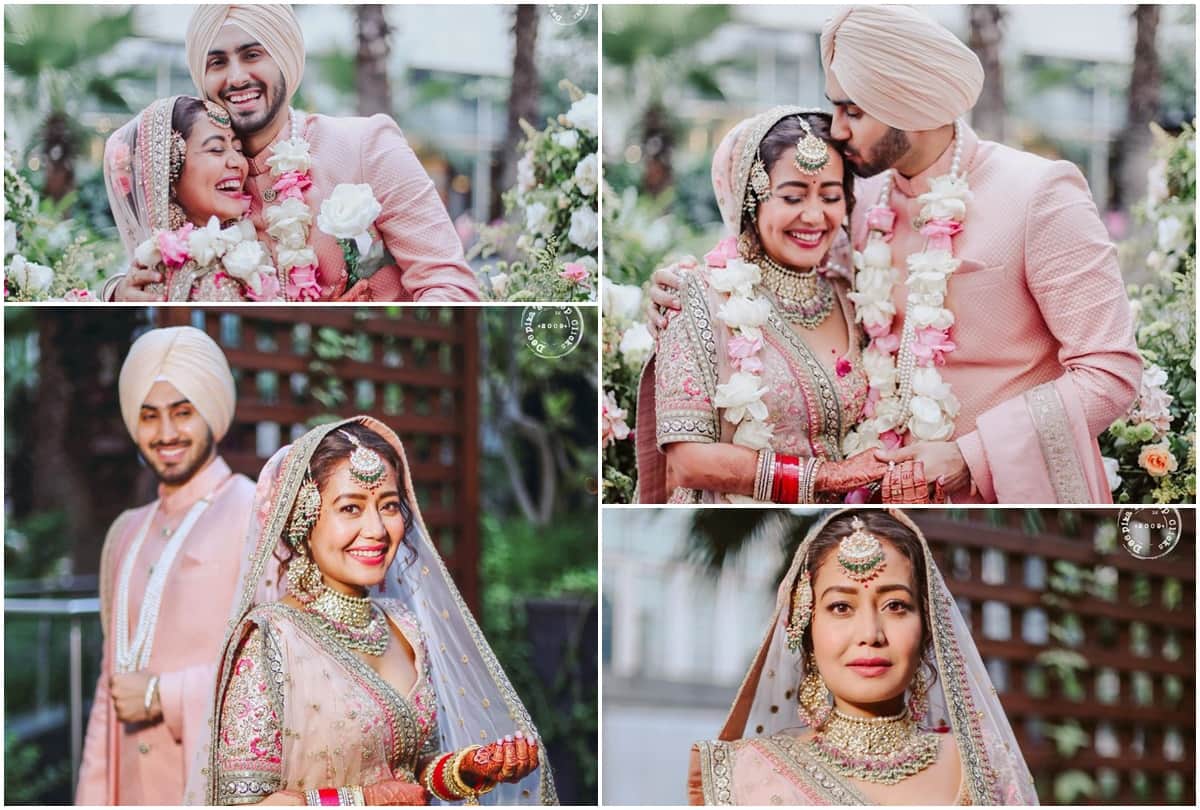 Neha Kakkar shared the official pictures from her wedding ceremony Rohanpreet Singh