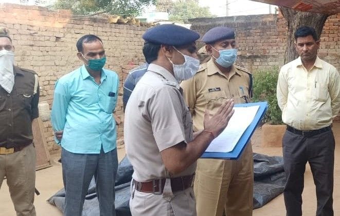 Hathras: CRPF officials arrive at village and draw security arrangements