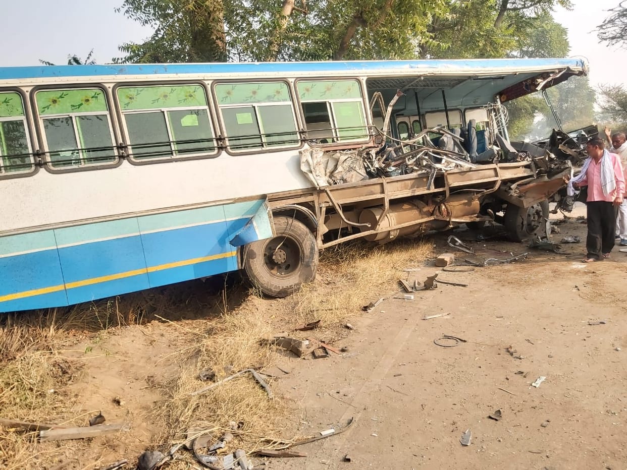Three dead, six injured including one passenger in bus and trolley collision