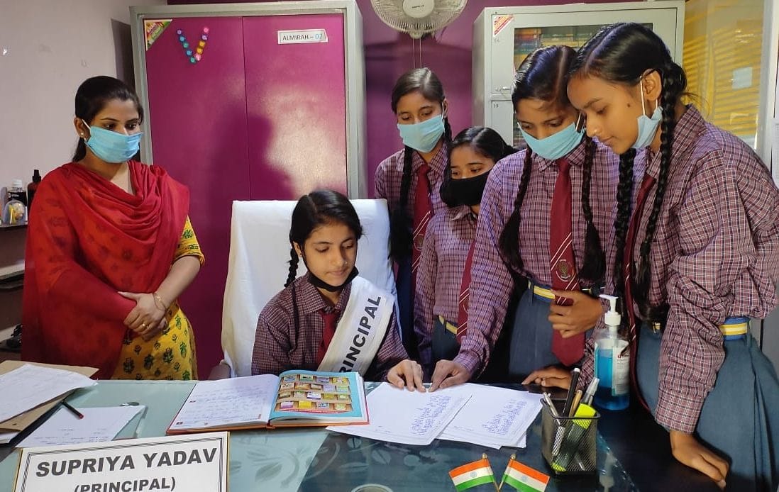 Student Supriya became principal for a day