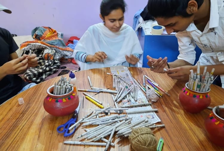 An organization made a wonderful pen in Chandigarh