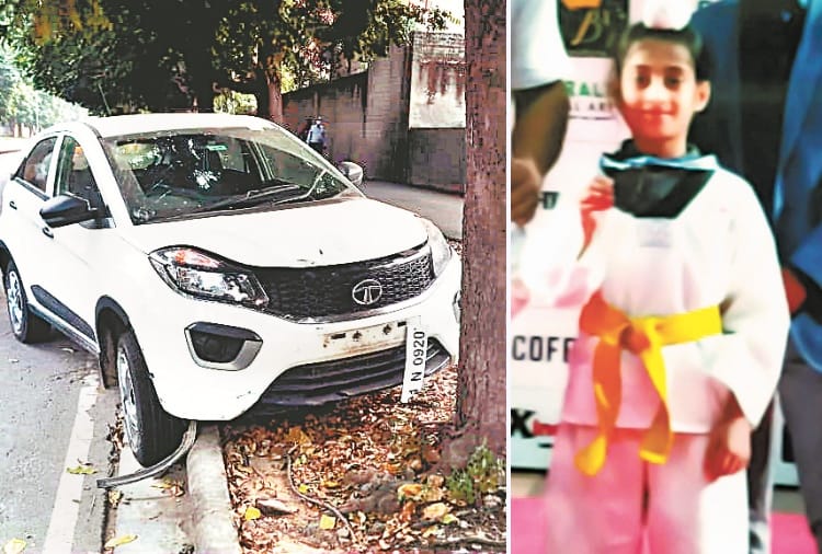 Food department inspector's car uncontrollable, crushed two including child