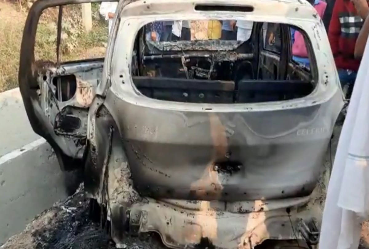 Gurugram Doctor burn to death alive in his car family suspect foul play police probing