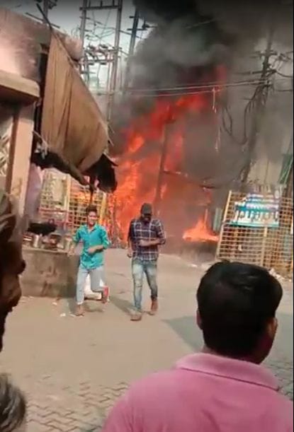 Four transformers  fire breaks in Turkmanagat