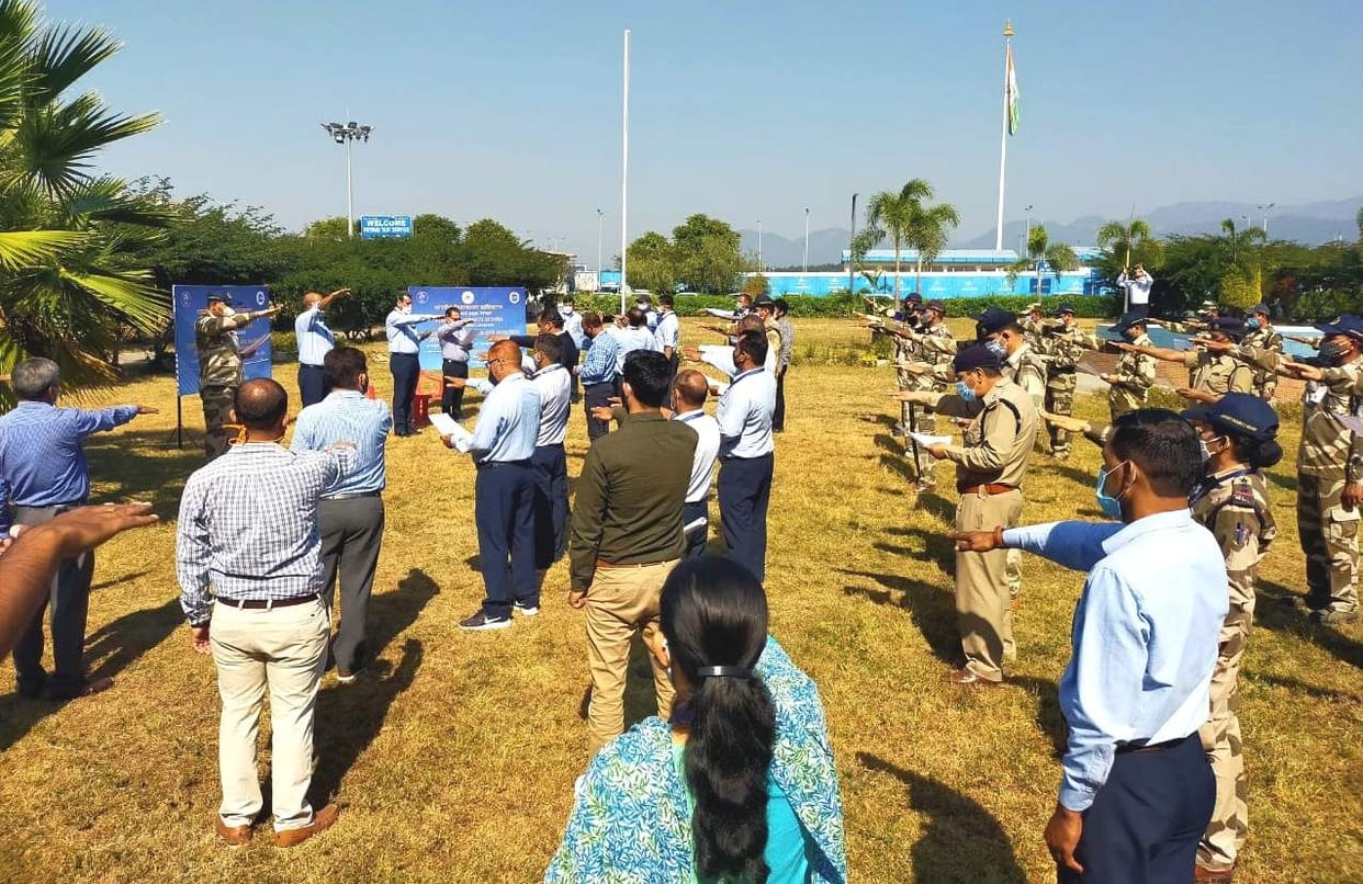 Vigilance Awareness Week celebrated at Jolly Grant Airport