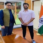 किरेन रिजिजू और सुरेश रैना