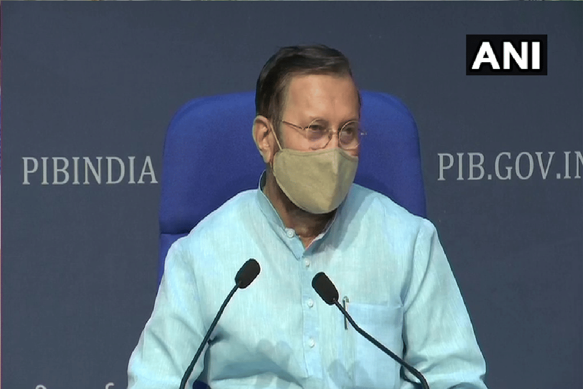 Central Government cabinet briefing Prakash Javadekar is informed about the decisions