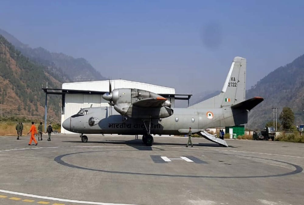 India China border Latest News: Indian Air Force Officers Inspection on india china border uttarakhand