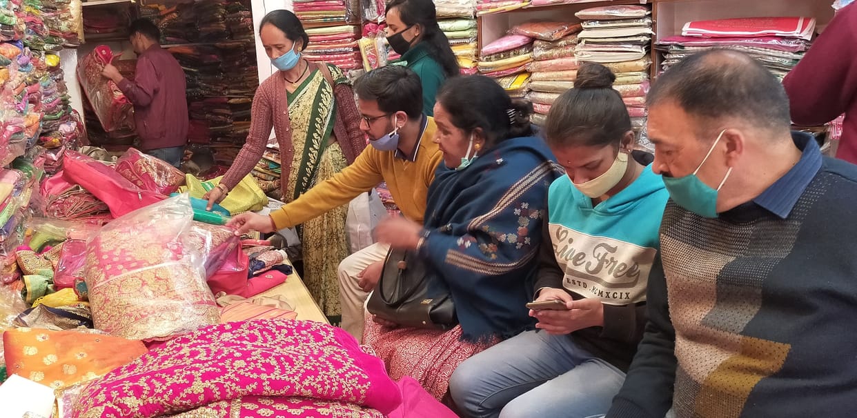 Markets buzzed on Karva Chauth again