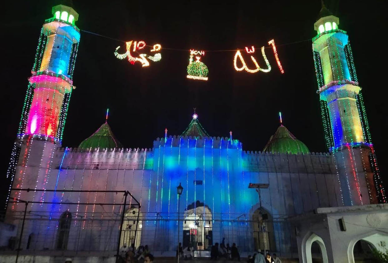 City illuminated in celebration of Yumme Viladat