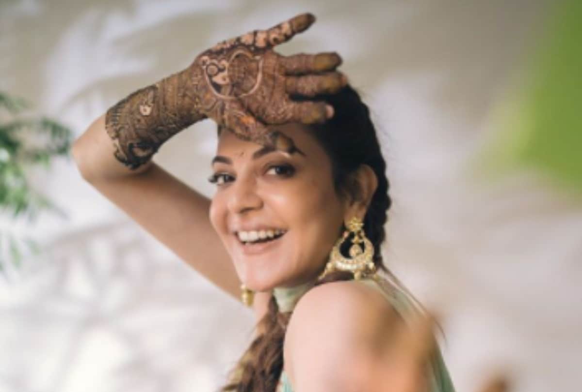 Kajal Aggarwal Gautam Kitchlu Marriage Haldi Ceremony Photos