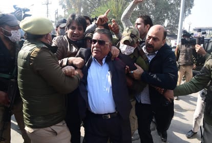 New Land law PDP protest march foiled several leaders detained
