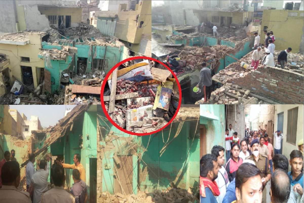 Meerut Gas Cylinder Blast News: Blast in a house in Sardhana of Meerut and the Congress President died and many injured