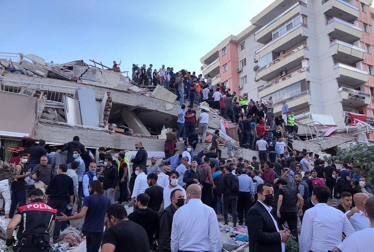 तुर्की और ग्रीस में भूकंप के जोरदार झटके, छह की मौत और 202 घायल -  Magnitude-7.0 Earthquake In Western Turkey - Amar Ujala Hindi News Live