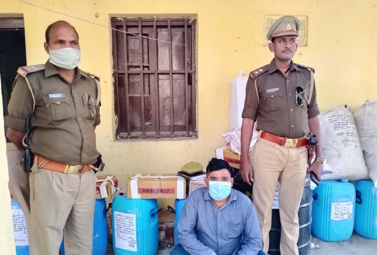 Desi liquor factory caught, one arrested