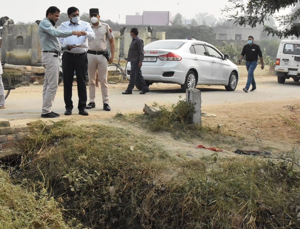 DC, inspection, drain, ponds, give instruction