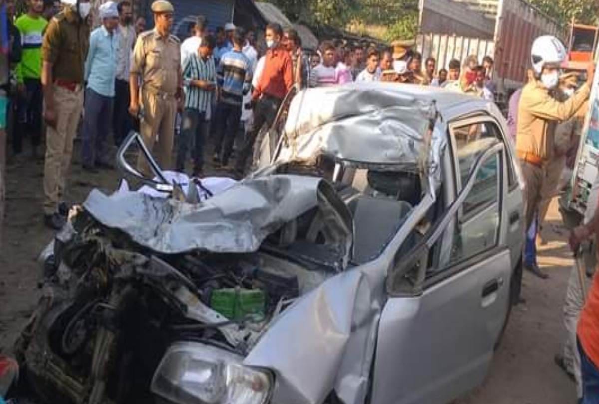 three people died and five injured in an accident in balrampur