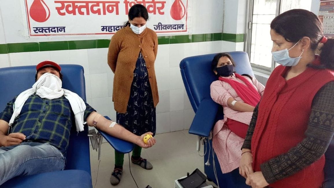 Red Cross worked if blood was needed in blood