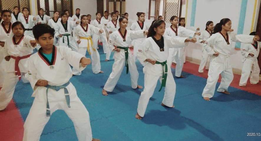 Talent shown in taekwondo competition