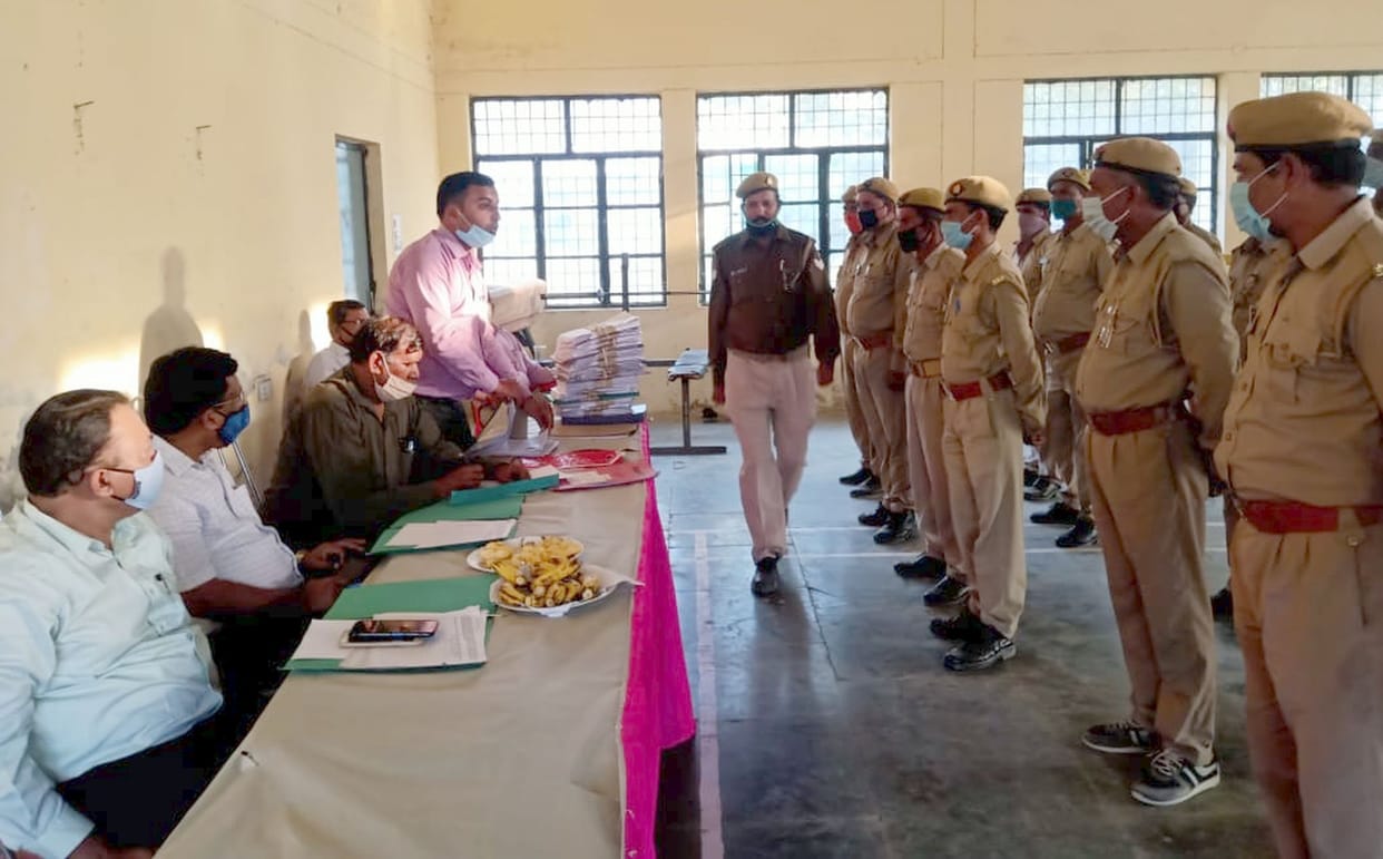 230 PRD jawans came for interview, parade conducted